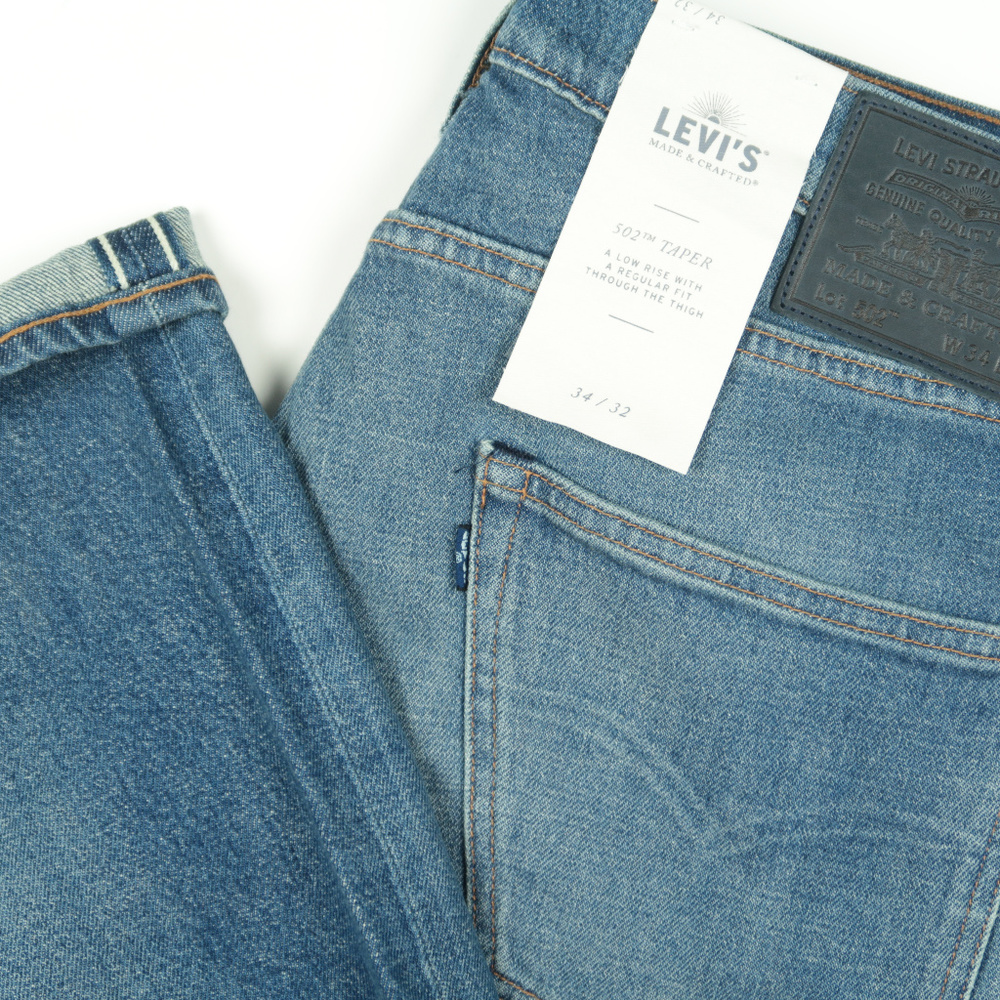 Levi's Made & Crafted 502 Taper Selvedge Jeans - Picture 3 of 7